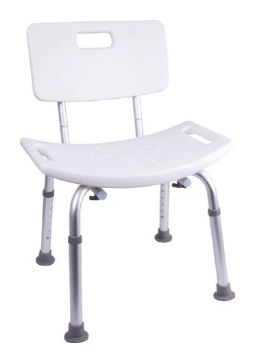 Shower chair with back